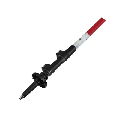 Adjustable External Level- Lock Trekking Pole   Red Pattern